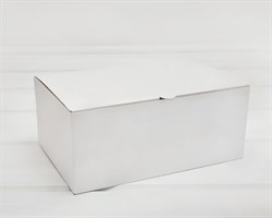 Коробка для посылок, 24х16х10 см, из плотного картона, белая У0101041