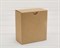 Коробка для посылок, 11х6х12 см, из плотного картона, крафт - фото 12870