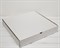 УЦЕНКА Коробка из плотного картона 41х41х7 см, белая - фото 13249