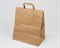 Пакет бумажный, 37х32х19,5 см, с плоскими ручками, коричневый У0701022 - фото 13326