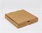 Коробка из плотного картона 25х25х4,5 см, крафт У0104246 - фото 13593