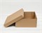УЦЕНКА Коробка из плотного картона, 20х20х9 см, крышка-дно, крафт У0115032-УЦ - фото 14287