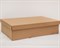 Коробка из плотного картона, 42,5х27х11 см, крышка-дно, крафт - фото 5455