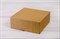 Коробка для торта от 1 до 3 кг,  25,5х25,5х10,5 см, d= 15-25 см, крафт - фото 6049