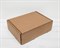 Коробка для посылок, 30х23х10 см из плотного картона, крафт - фото 7117