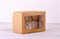 Коробка для капкейков/маффинов на 6 шт, 25х16х11 см, с прозрачным окошком, крафт - фото 7629