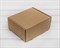 УЦЕНКА Коробка для посылок, 19х16х8,5 см, из плотного картона, крафт У0104057-УЦ - фото 9185
